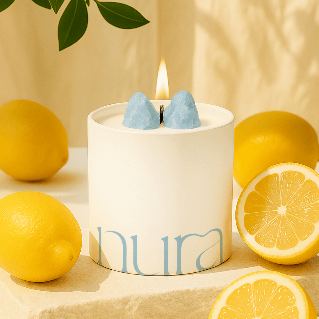 Sojawaskaars Capri Coast met kristal – Home of Nura